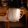 imageLERATIO 12OZ Ceramic Coffee Mugs Set of 6 Large Porcelain Coffee Cups With Large Handle For LatteCappuccinoMilkCocoaDishwasherampampMicrowave Safe Mug SetsIdeal for ManWomanDad MomKahkireactive glaze1