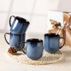imageLERATIO 12OZ Ceramic Coffee Mugs Set of 6 Large Porcelain Coffee Cups With Large Handle For LatteCappuccinoMilkCocoaDishwasherampampMicrowave Safe Mug SetsIdeal for ManWomanDad MomKahkireactive glaze4