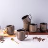 imageLERATIO 12OZ Ceramic Coffee Mugs Set of 6 Large Porcelain Coffee Cups With Large Handle For LatteCappuccinoMilkCocoaDishwasherampampMicrowave Safe Mug SetsIdeal for ManWomanDad MomKahkireactive glaze5