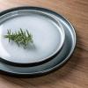 imageLERATIO Ceramic Dinnerware Sets for 4Round Reactive Glaze Ceramic Plates and Bowls SetHighly Chip and Crack Resistant  Dishwasher ampamp Microwave Safe Dishes SetService for 4 12pcGray WhiteReactiveGray White