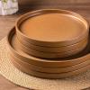 imageLERATIO Ceramic Dinnerware Sets for 6 High Edge Stoneware Plates and Bowls Set Chip and Crack Resistant  Oven ampamp Dishwasher ampamp Microwave Safe Dishes Set Service for 6 Vanilla WhiteCaramel
