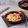 imageLERATIO Pasta BowlsCeramic 38oz Pasta Bowls90quot Reactive Glaze Pasta Bowl Set of 4Microwave ampamp DishwasherOven SafeLarge Wide Serving Bowls for Salad Dessert PizzaScratch ResistantChestnutRed