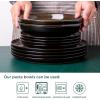 imageLERATIO Pasta BowlsCeramic 38oz Pasta Bowls90quot Reactive Glaze Pasta Bowl Set of 4Microwave ampamp DishwasherOven SafeLarge Wide Serving Bowls for Salad Dessert PizzaScratch ResistantChestnutCoffee
