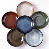 imageLERATIO Pasta BowlsCeramic 38oz Pasta Bowls90quot Reactive Glaze Pasta Bowl Set of 4Microwave ampamp DishwasherOven SafeLarge Wide Serving Bowls for Salad Dessert PizzaScratch ResistantChestnutColorful