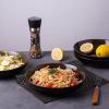 imageLERATIO Pasta BowlsCeramic 38oz Pasta Bowls90quot Reactive Glaze Pasta Bowl Set of 4Microwave ampamp DishwasherOven SafeLarge Wide Serving Bowls for Salad Dessert PizzaScratch ResistantChestnutCoffee