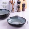 imageLERATIO Pasta BowlsCeramic 38oz Pasta Bowls90quot Reactive Glaze Pasta Bowl Set of 4Microwave ampamp DishwasherOven SafeLarge Wide Serving Bowls for Salad Dessert PizzaScratch ResistantChestnutGray Blue