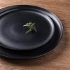 imageLERATIO Stoneware Dinnerware Sets for 4Handcarft Ceramic Plates and Bowls SetsChip and Scratch Resistant Dishes Dishwasher ampamp Microwave Safe Oven safeReactive GlazeSpeckled AshenBlack