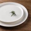 imageLERATIO Stoneware Dinnerware Sets for 4Handcarft Ceramic Plates and Bowls SetsChip and Scratch Resistant Dishes Dishwasher ampamp Microwave Safe Oven safeReactive GlazeSpeckled AshenWhite